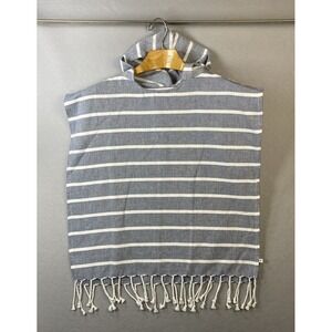 Zestt Organics Hooded Poncho Kids One Size 100% Organic Cotton Beach Bath Travel